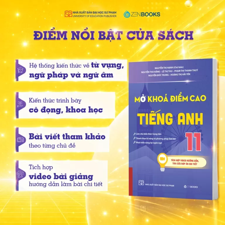 MỞ KHÓA ĐIỂM CAO TIẾNG ANH LỚP 11